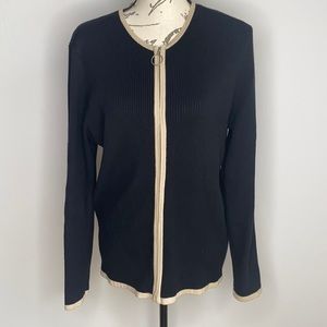 Lane Bryant long sleeve zip cardigan sweater 14/16